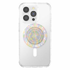 808977 PopGrip for MagSafe Round with Adapter Ring Rainbow Glass