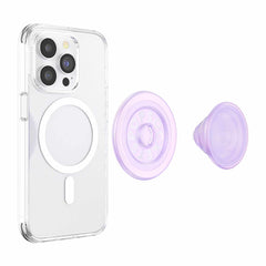 806878 PopGrip For MagSafe Round with Adapter Ring Opalescent Clear
