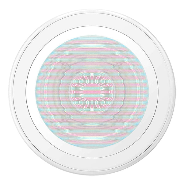 PopSockets PopGrip for MagSafe Round with Adapter Ring Fluted Opalescent