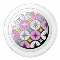 PopSockets PopGrip for MagSafe Round with Adapter Ring Enamel Atomic Wallpaper