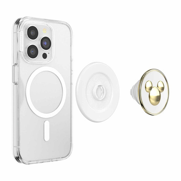 PopSockets PopGrip for MagSafe Round with Adapter Ring Enamel Mickey