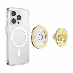 807489 PopGrip for MagSafe Round with Adapter Ring Enamel Elephant Token