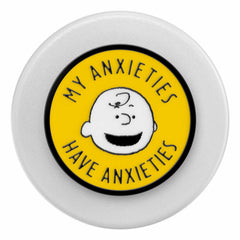 PopSockets PopGrip for MagSafe Round with Adapter Ring Enamel My Anxieties Have Anxieties