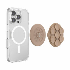 807712 PopGrip Suck-Up for MagSafe Round with Adapter Latte