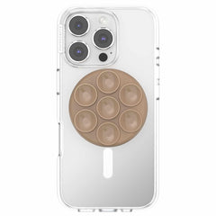 807712 PopGrip Suck-Up for MagSafe Round with Adapter Latte