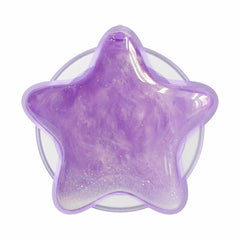 PopSockets PopGrip for MagSafe Round with Adapter Tidepool Star Squishy Lavender Fog
