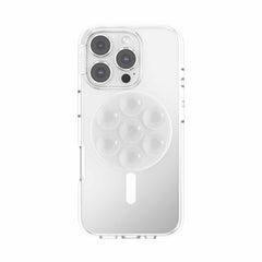 807711 PopGrip Suck-Up for MagSafe Round with Adapter Clear