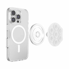 807711 PopGrip Suck-Up for MagSafe Round with Adapter Clear