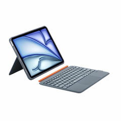 XLDKBFOLK07GR Keyboard Folio Case iPad Pro 11 2022/2021/2020.2018/iPad Air 5/4/Air 10.9 2021/Air 11 2024/2025/iPad 10.9 2022 Gray