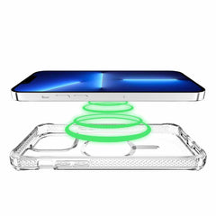ITSKINS Hybrid_R Clear Case w/MagSafe for iPhone 14 Pro