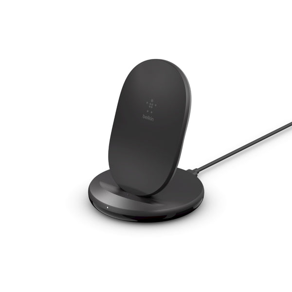 Belkin BOOSTCHARGE 15W Wireless Charging Stand + QC 3.0 24W Wall Charger Black