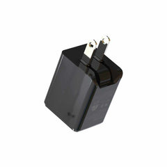 Blu Element Wall Charger Dual USB-C 20W PD and USB-A Black in Bulk Packaging