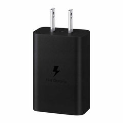 Samsung Wall Charger 15W with USB-C to USB-C Cable Black