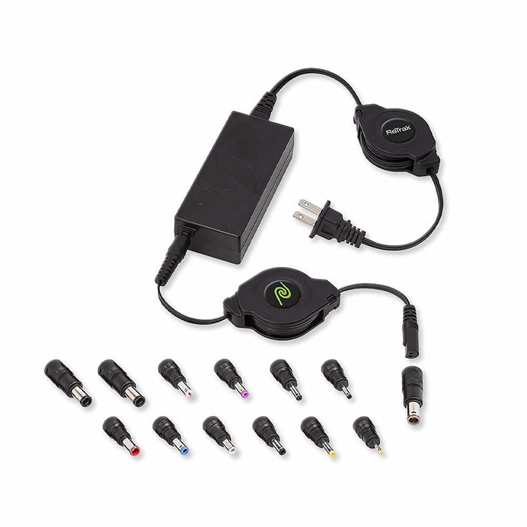 Helix/Retrak Universal Laptop Charger 65W Black