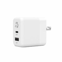 Nimble Wally Duo Wall Charger 32W PD 2-Ports USB-A/USB-C White