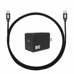 Blu Element Wall Charger USB-C 20W PD w/USB-C Cable 4ft Black