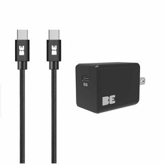 Blu Element Wall Charger USB-C 20W PD w/USB-C Cable 4ft Black