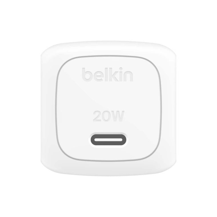 WCA009dqWH 20W USB-C Cube Wall Charger With PPS White
