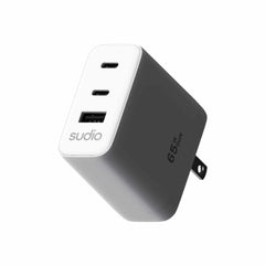 Sudio P3 US USB-C and USB-A Wall Charger White