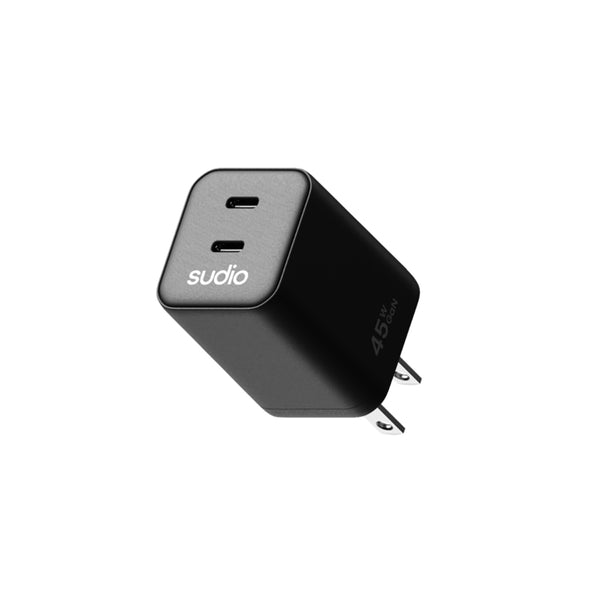 Sudio P2 US USB-C Wall Charger Black