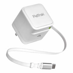 Helix/Retrak Wall Charger 45W with USB-C Cable White