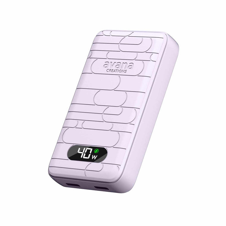 Avana Wall Charger 40W USB-C + USB-C Lavender