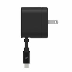 Nimble Wally Stretch Retractable Wall Charger 35W PD with USB-C Cable Black