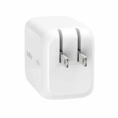 Belkin UltraCharge Retractable GaN Wall Charger 45W White