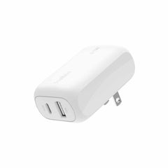 Belkin BoostCharge Dual Wall Charger 42W USB-A/USB-C White