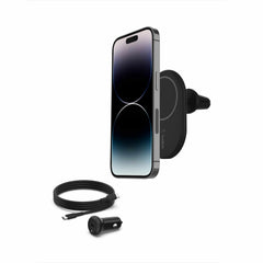 Belkin BoostCharge Magnetic Wireless Car Charger Vent Mount 10W Black