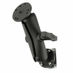 RAM Mounts Drill-Down Dashboard Mount with Backing Plate - C Size Medium Black