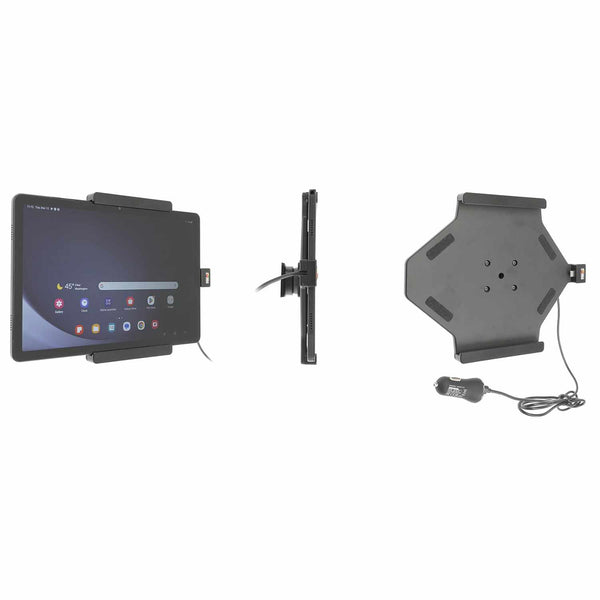 ProClip Charging Cradle with Tilt Swivel and USB-C PD Cigarette Lighter Adapter + USB-A Port Black for Samsung Galaxy Tab A11+/Galaxy Tab A9+