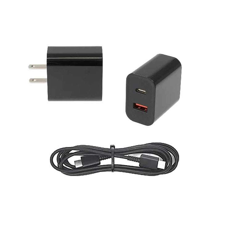 ProClip AC Wall Power Supply Dual USB Ports 5-inch (2 Meters) Black