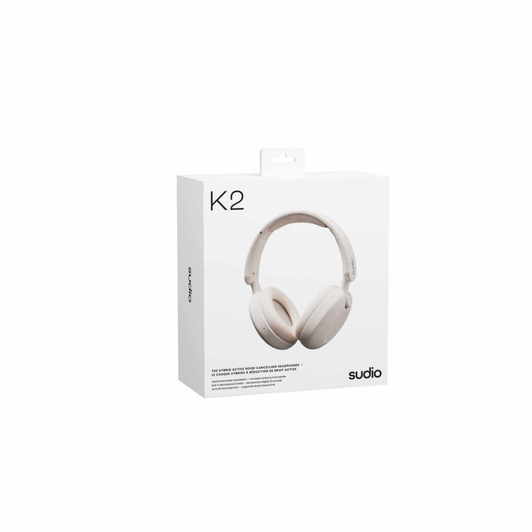 Sudio K2 Wireless Over-Ear Hybrid ANC Headphones White