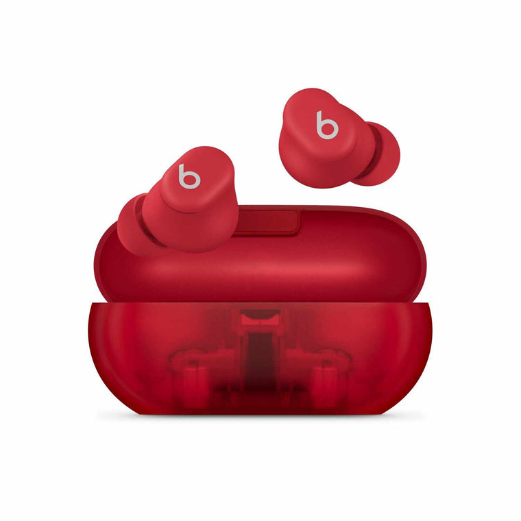 Beats by Dre Solo Buds True Wireless Transparent Red