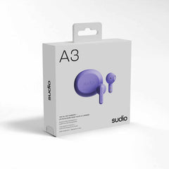 Sudio A3 True Wireless Earbuds Purple