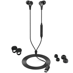 JLab JBuds Pro Wired Earbuds USB-C Black