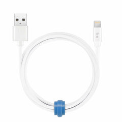 Blu Element Braided Charge/Sync Lightning to USB-A Cable 4ft White