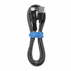 Blu Element Braided Charge/Sync USB-C to USB-A Cable 4ftZebra