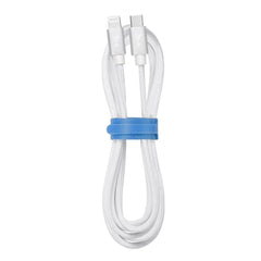 Blu Element Braided Charge/Sync USB-C to Lightning Cable 6ft White