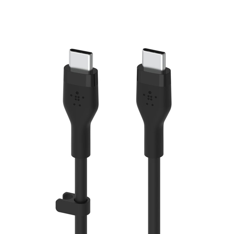 CAB009bt1MBK BoostCharge Flex USB-C to USB-C Cable 2.0 3ft Black