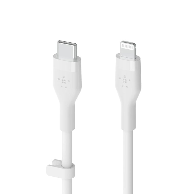 CAA009bt1MWH BoostCharge PRO USB-C Cable with Lightning Connector 3ft White