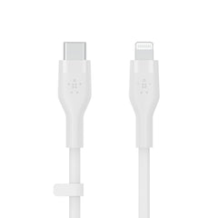 Belkin BoostCharge PRO USB-C Charge/Sync Cable with Lightning Connector 3ft White