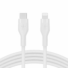 Belkin BoostCharge PRO USB-C Charge/Sync Cable with Lightning Connector 3ft White