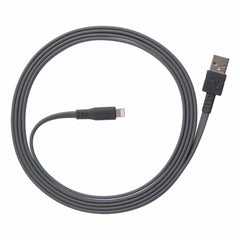 Ventev ChargeSync Flat Lightning Cable 6ft Gray