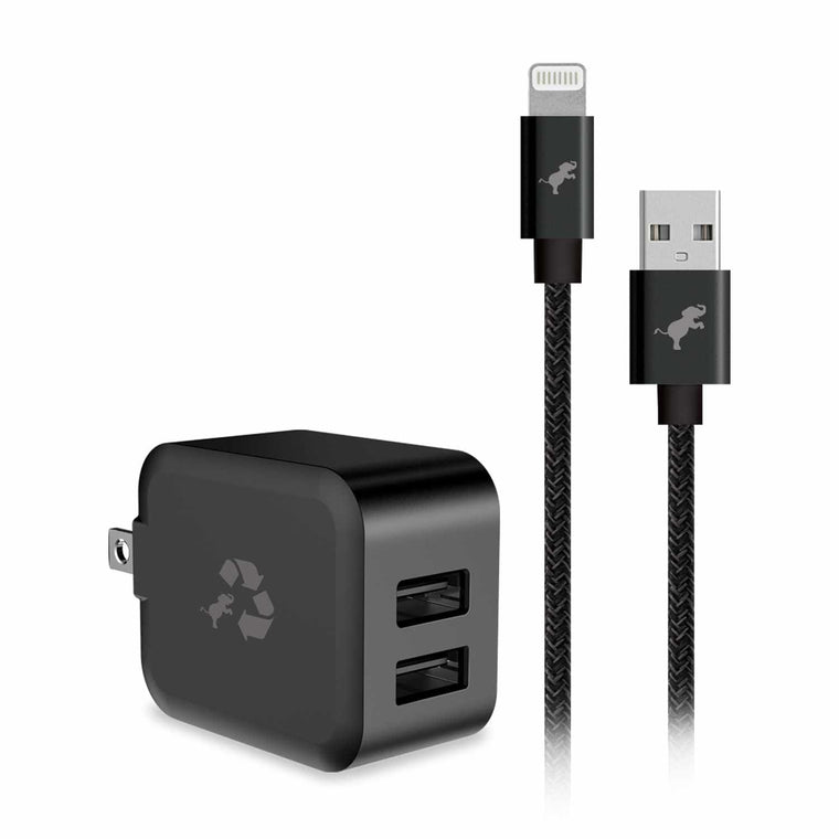 NBBN12WAL1759 12W Bundle with USB-A to Lightning Cable Black