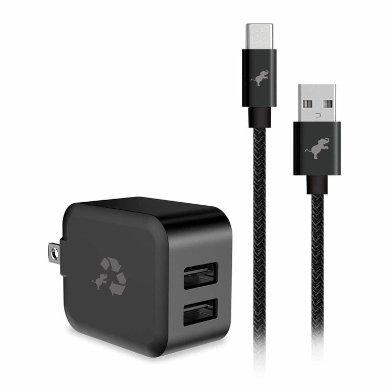 NBBN12WAC1810 12W Bundle with USB-A to USB-C cable Black