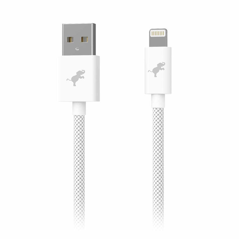 Nimble PowerKnit 2 meter USB-A to Lightning White