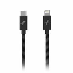 NBUSBCLTG1MWHT PowerKnit 1 meter USB-C to Lightning Black