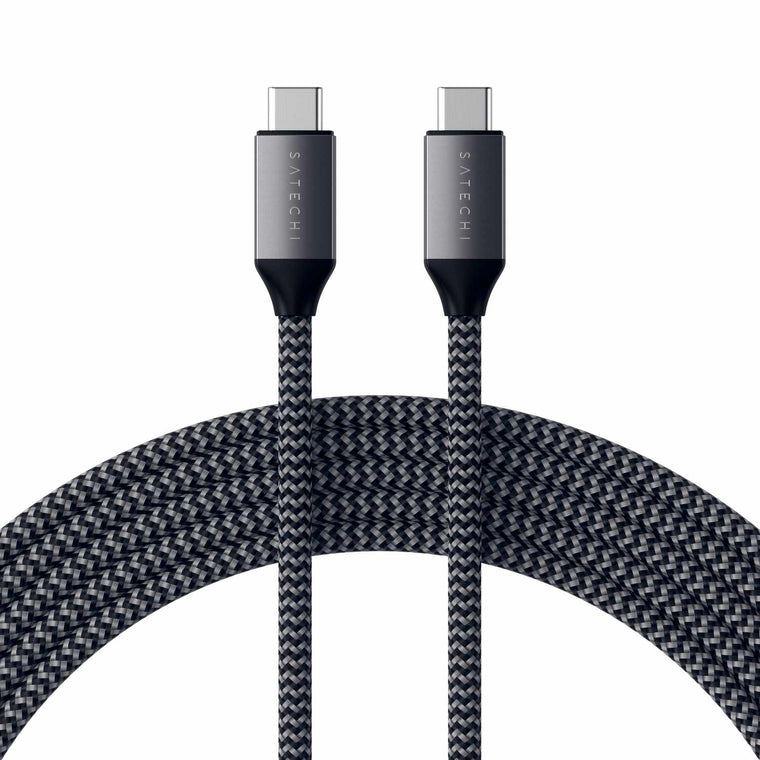 Satechi Type-C to Type-C 100W Charging Cable 6ft Space Gray